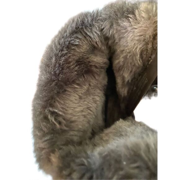 Bear traps fur-lined Lisa up gray suede winter boots size 8 - Picture 5 of 7